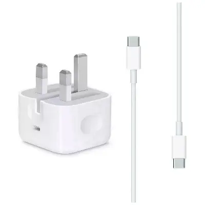 Picture of 20W USB C Power Adapter FOR iphone 14/13/12/11/X with type c to lightg cable 3 pin (With Cable)