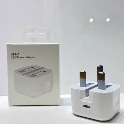 Picture of 20W USB C Power Adapter FOR iphone 14/13/12/11/X with type c to lightg cable 3 pin (Adapter Only)