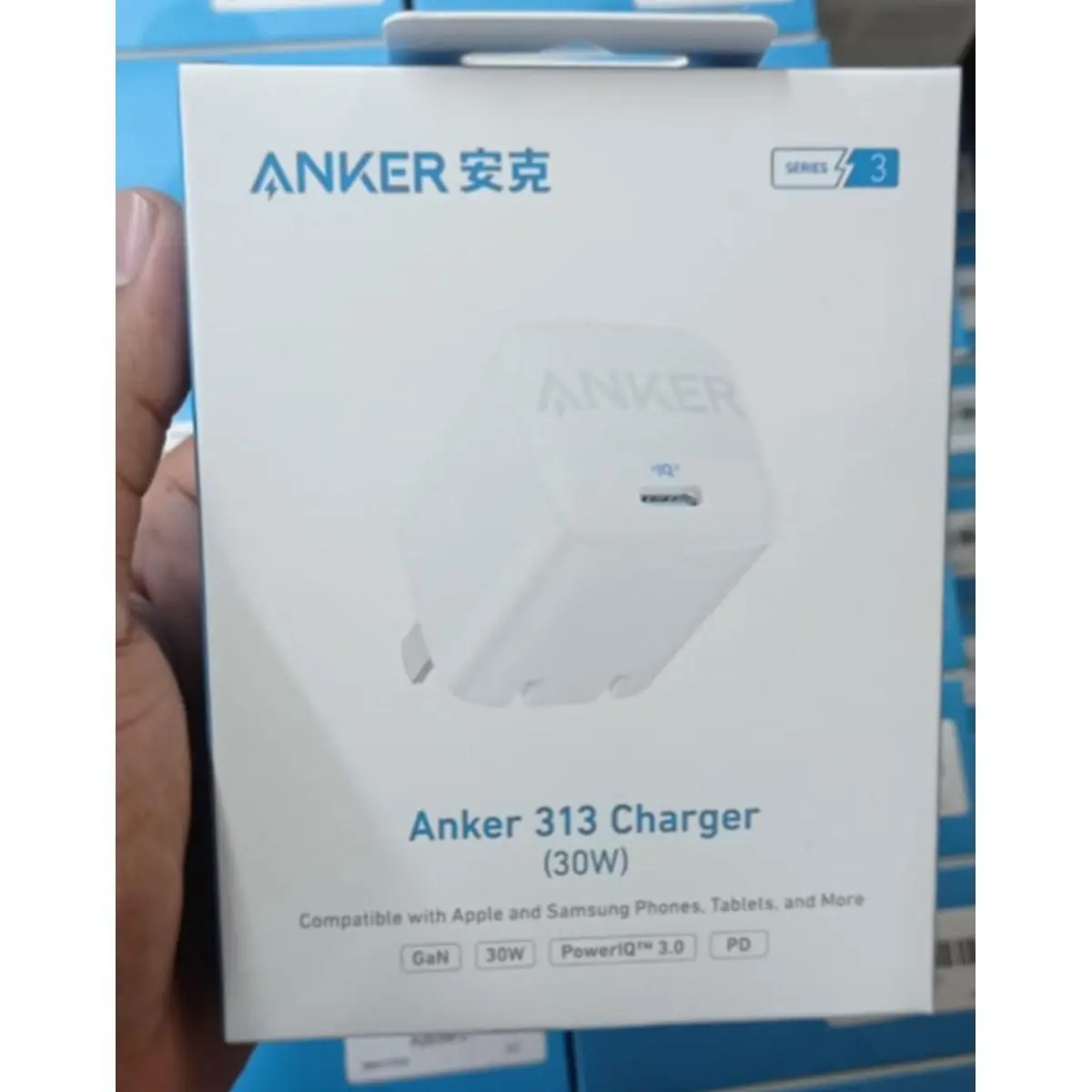 Picture of Anker 313 GaN 30W Foldable Charger PIQ 3.0 (White)
