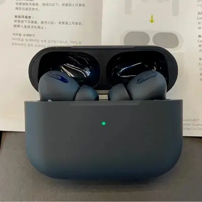 Picture of AirPods Pro 2nd gen Made in Dubai premium Black Edition Dubai wireless Earbuds - Best Earbuds (Black)