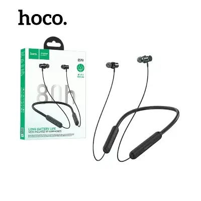 Picture of Hoco ES70 Long Battery Life Bluetooth V5.3 Wireless Earphone Neckband (Black)