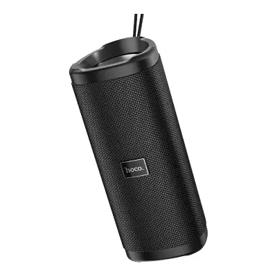 Picture of Hoco HC2 Wireless Bluetooth Speaker Xpress Sound IPX5 Waterproof 52mm Driver 2x5W Output 2400mAh Battery Up to 5 Hours Playback TF Card USB AUX FM Mode Support Portable Bluetooth Speaker (Black)