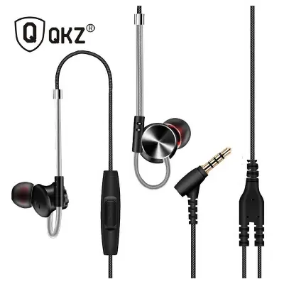 Picture of QKZ DM10 Zinc Alloy HiFi Earphone In Ear Earphone (Black)