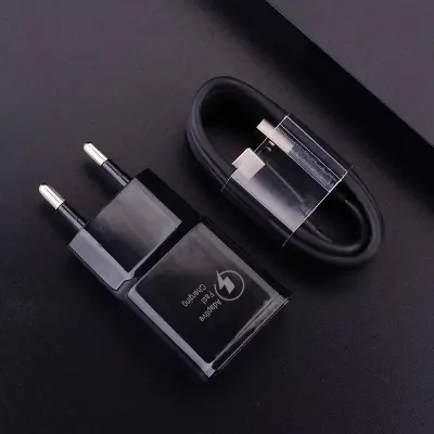 Picture of Type C Charger 15W USB to Type C 15 Watt Power Adapter USB Wall Charger For Samsung Mobile (Black)