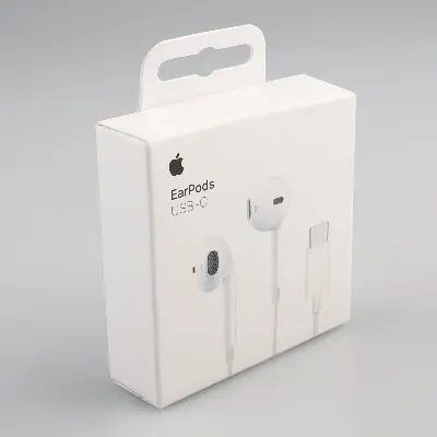 Picture of EarPods For iPhone 15 Series Type C Earphone USB C Mobile Phone Headphone -Best Quality (Black)
