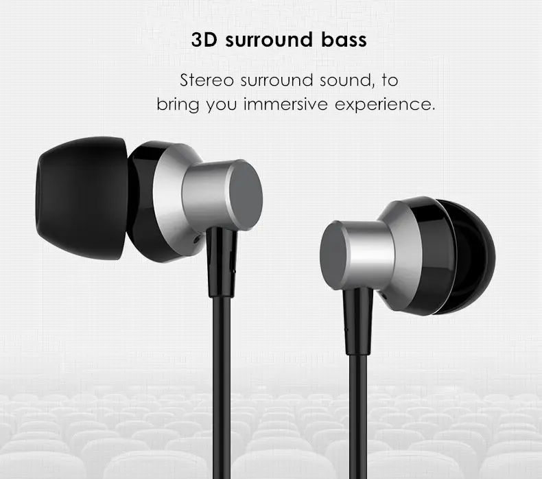 Picture of REMAX RM 512 High Performance Wired In Ear Earphone Stereo with Mic 3.5mm Jack (Black)