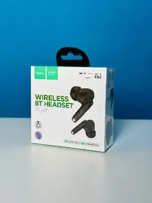 Picture of Hoco EQ2 TWS Wireless Earphones Bluetooth 5.3 Earbuds In-ear Headset Built-In Microphone Touch Control Super Bass Earphone (Black)