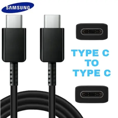 Picture of Samsung Type C to Type C 5A Charging Cable - Best cable (Black)