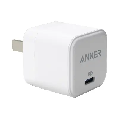 Picture of Anker 20W Cube PowerPort III PD USB C Fast Charger (Only Adapter) (White)
