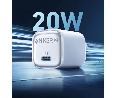 Picture of Anker Zolo IQ3 PD3.0 20W Adapter with c to c cable (White)
