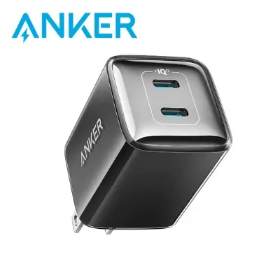 Picture of Anker 521 Charger (Nano Pro) Nano Pro 40W PIQ 3.0 Dual Port Compact Fast USB C Charger (Black)