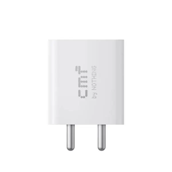 Picture of CMF by Nothing 33W Power Rapid Fast Charger Adapter for CMF Phone 1 Nothing Phone 2a Plus Phone 2a Phone 2 Phone 1 Tab 33-watt Quick Charging Adaptor for Smartphone, CMF 33w, White (White)