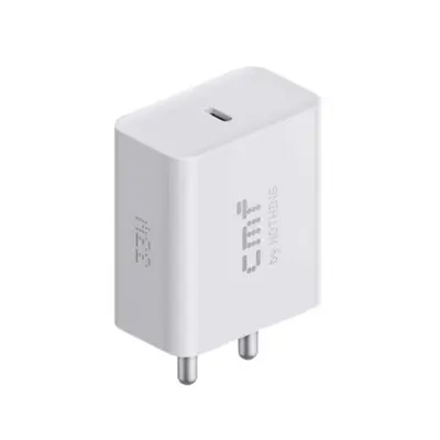 Picture of CMF by Nothing 33W Power Rapid Fast Charger Adapter for CMF Phone 1 Nothing Phone 2a Plus Phone 2a Phone 2 Phone 1 Tab 33-watt Quick Charging Adaptor for Smartphone, CMF 33w, White (White)