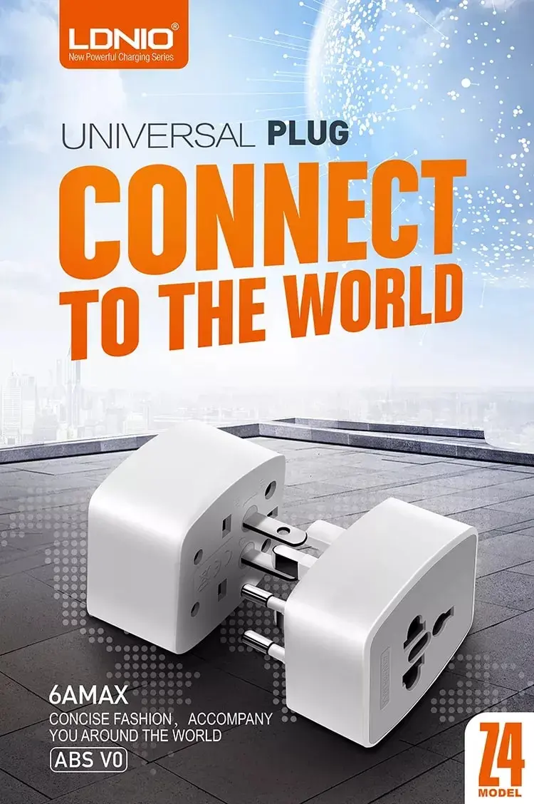 Picture of LDNIO Z4 Universal Plug 6A Max (White)