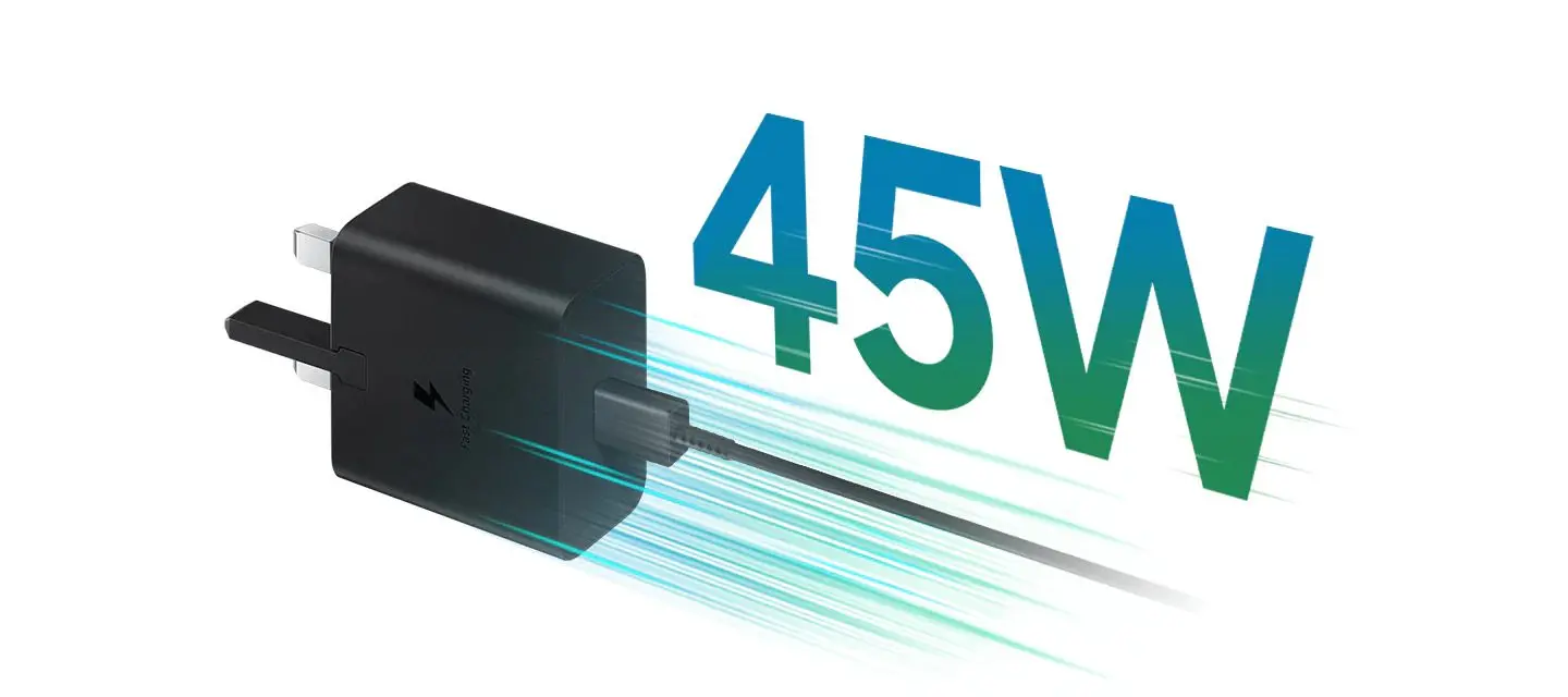 Picture of Sansung Charger 45W 3 pin PD Super Fast Adapter (Black)