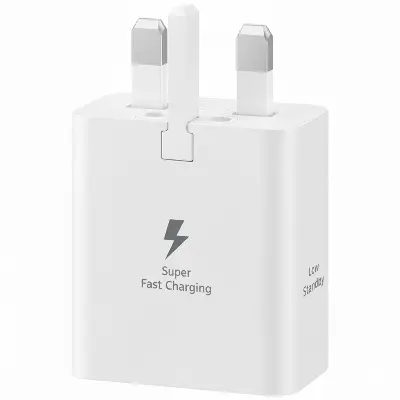 Picture of Sansung Charger 45W 3 pin PD Super Fast Adapter (White)