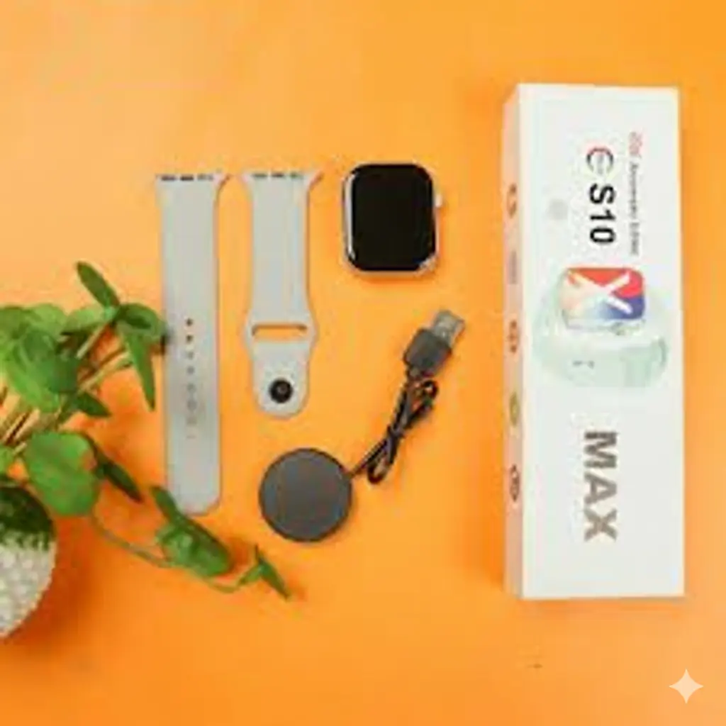 Picture of S10 Max Smart Watch Series 11 | 2.29" HD Full Screen Display | NFC | Bluetooth Calling | Wireless Charging (Silver)