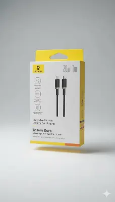 Picture of Baseus Type-C to Lightning 1m Cable For Iphone PD 20W Dura Series Fast Charging Cable (Multicolor)