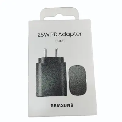 Picture of Samsung S21 S21 Ultra S20 5G 25W Charger Surper Fast Charging Adapter Usb Type C Pd Pps Quick Charging Eu For Galaxy Note 20 Ultra 10 - Charger (Only Adapter Black)