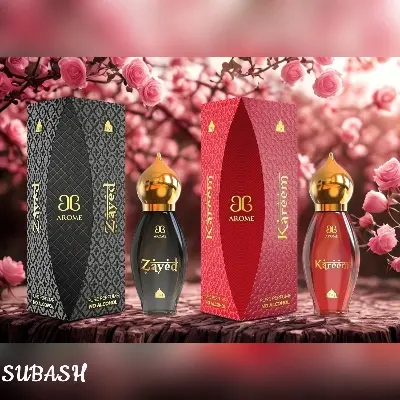 Picture of Arome Kareem & Zayed Attar - Taj Series Luxurious Primium Royal Perfume Oil Combo - 9ml (India)