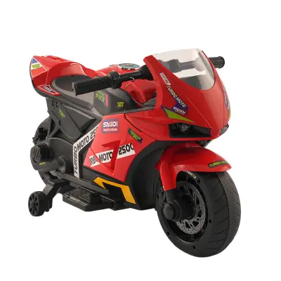 Picture of Playtime Toys R-15 Turbo Electric Ride-On Bike for Kids – Red