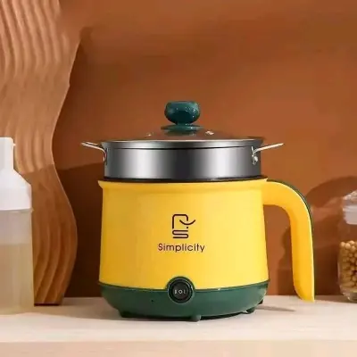 Picture of Multipurpose Electric Rice Cooker and Steamer | MNK SHOP (Yellow)