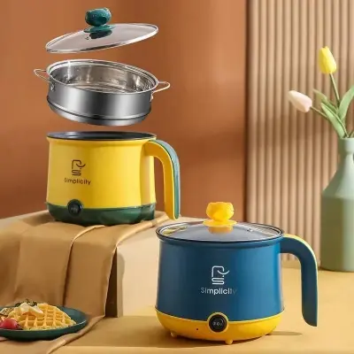Picture of Mini Rice Cooker with Streamlined Control | MNK SHOP (Multicolor)