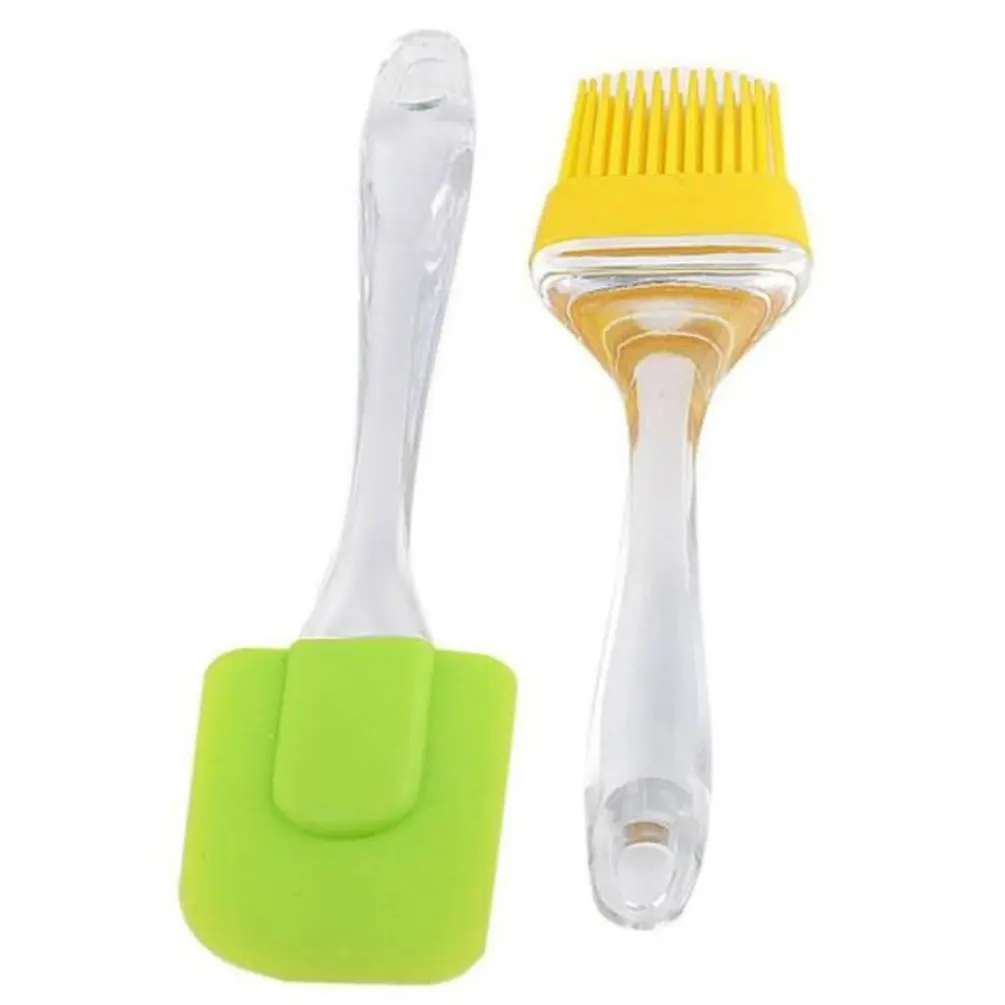 Picture of 2 Piecess Oil Brush Spatula Set-Multicolor -Multicolor