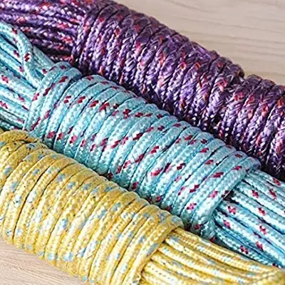 Picture of 20 Meter Nylon Windproof Slip Clothesline -Multicolor