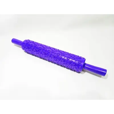 Picture of Fondant Cake Paste Decorating Tool Non-Stick Designs and PatternedCake Decorating Embossed Rolli.ng Pi.ns -Multicolor