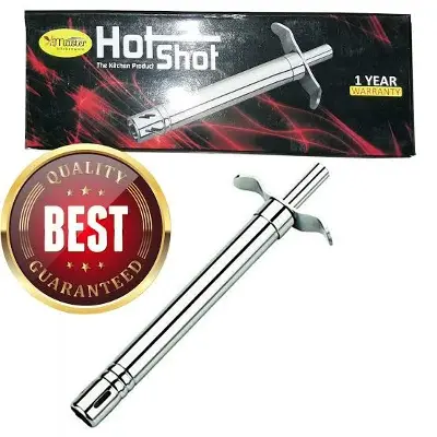 Picture of Electronic Gas Lighter - Silver Hot Shot