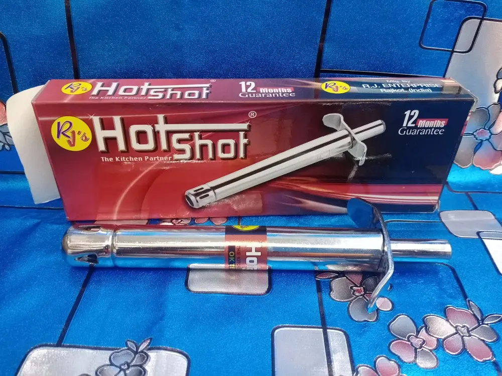 Picture of Electronic Gas Lighter - Silver Hot Shot