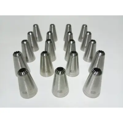 Picture of Stainless Steel Cake Decorating universal baking nozzle -Silver