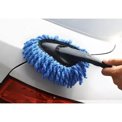 Picture of Microfiber Car Cleaning Wax Brush mini cleaning brush portable brush