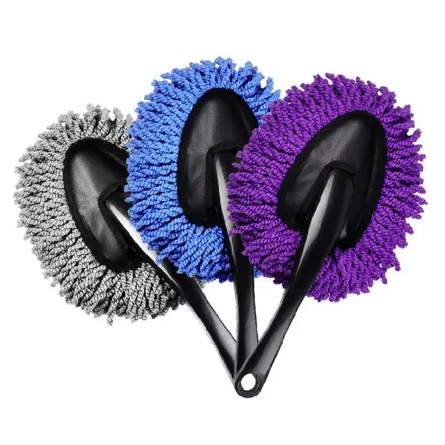 Picture of Microfiber Car Cleaning Wax Brush mini cleaning brush portable brush