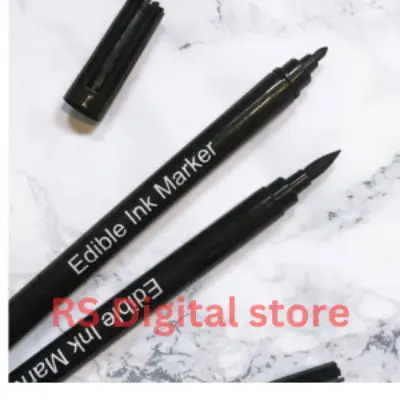 Picture of Edible food pen black color decoration sprinkles candy for cake(1PCS) -Black