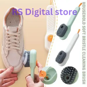 Picture of Multifunctional Liquid Shoe Brush Cleaners Soap Dispenser Cleaning Brush Tool Creek -Multicolor