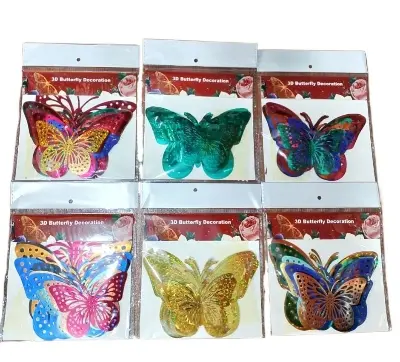 Picture of 3D Butterfly cake Decoration tools -Multicolor