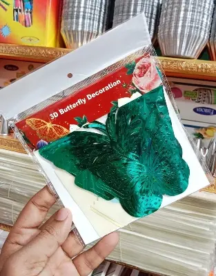 Picture of 3D Butterfly cake Decoration tools -Multicolor