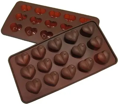 Picture of Chocolate Mold Emoticon Shaped Candy Making Molds Cute Silicone Baking Mould -Chocolate