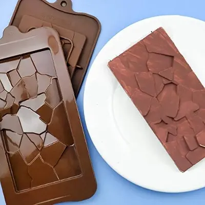 Picture of Silicone Break Design Mould Candy Chocolate Bar Mould DIY Candy Jelly Pudding Fondant Molds BAR,Mold BAR Mould BAR CHOOCOLATE Mold -Chocolate