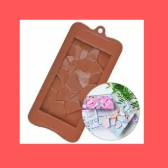 Picture of Silicone Break Design Mould Candy Chocolate Bar Mould DIY Candy Jelly Pudding Fondant Molds BAR,Mold BAR Mould BAR CHOOCOLATE Mold -Chocolate