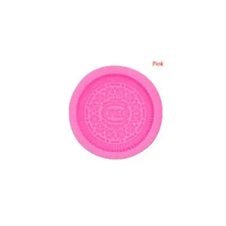 Picture of Silicone OREO Cookie Molds Kitchen Baking Chocolate Fondant Cookie Moulds DIY Party Dessert Supply Gift Craft Cake Decoration -Pink