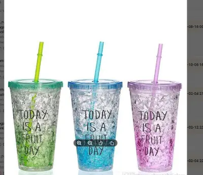 Picture of Summer Water Bottle 450 Ml - Water Bottle - water bottle -Multicolor