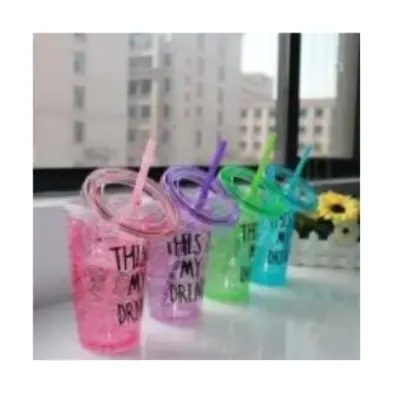 Picture of Summer Water Bottle 450 Ml - Water Bottle - water bottle -Multicolor