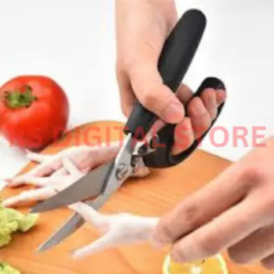 Picture of S Kitchen Scissors Stainless Steel Cutter Tools - Kitchen Accessories -Multicolor