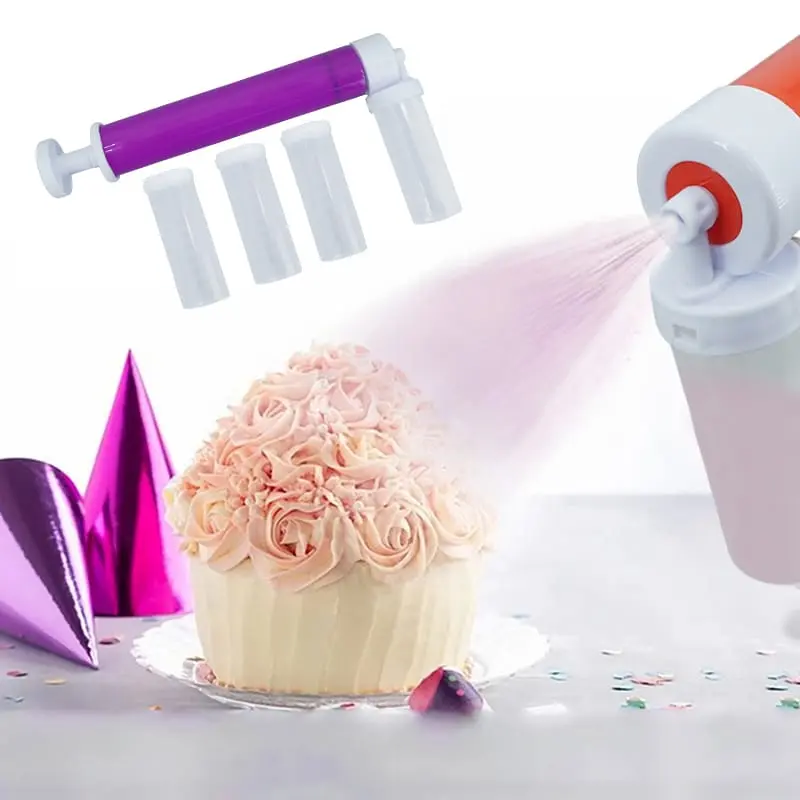 Picture of Manual Airbrush for Cakes Decorating , Spray Can for Cakes -Multicolor