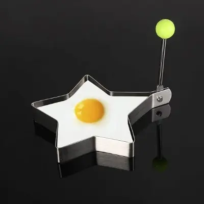 Picture of Star Shapes Nonstick Egg Maker Molds for Egg Frying Shaping -Silver