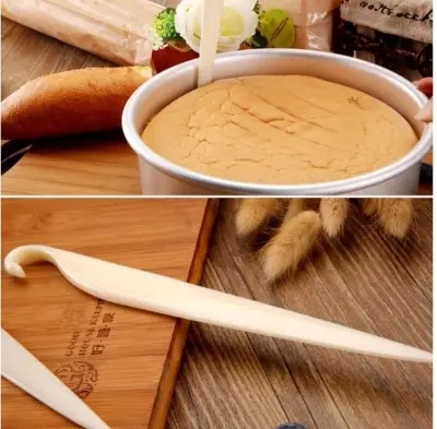Picture of Cake Mold Chiffon Stripping Knife Cream Scraper Fondant Decorating Baking Tools -Multicolor