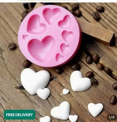 Picture of Love Fondant Cake Decoration Silicone Mold Drip Glue Baking Tool -Multicolor